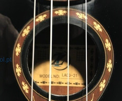 Ukulele novo com acabamento de luxo