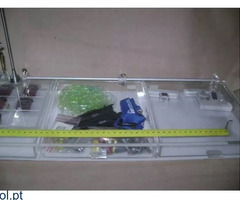 Mesa de empatar anzóis e para fazer baixadas em acrílico