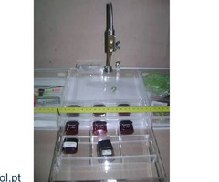 Mesa de empatar anzóis e para fazer baixadas em acrílico