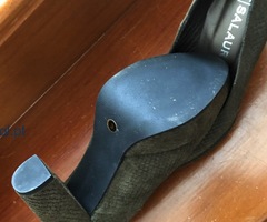 Sapatos Camurça Verde Escuro